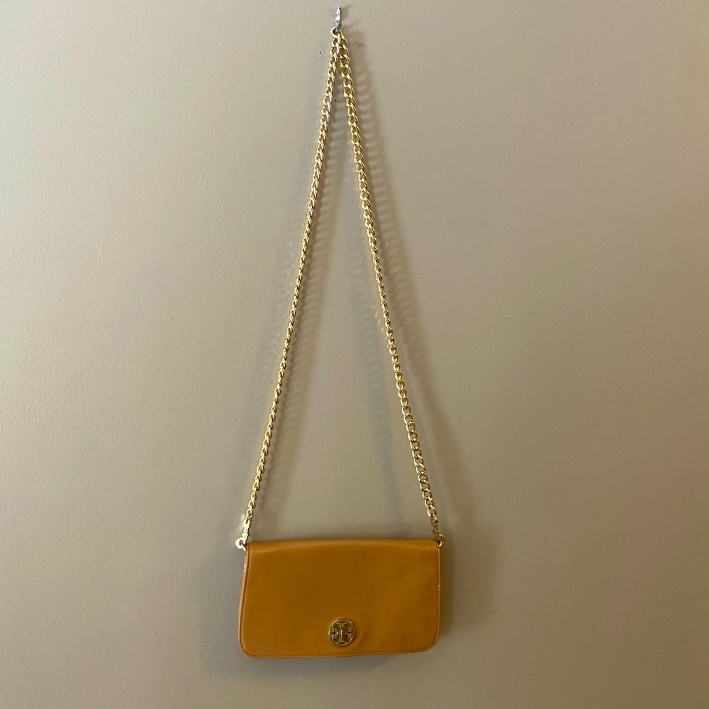 Tory Burch Gold Chain Cross Body Satchel